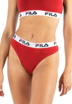 Fila Regular Waist Breiter Logo-Bund - String - Rot