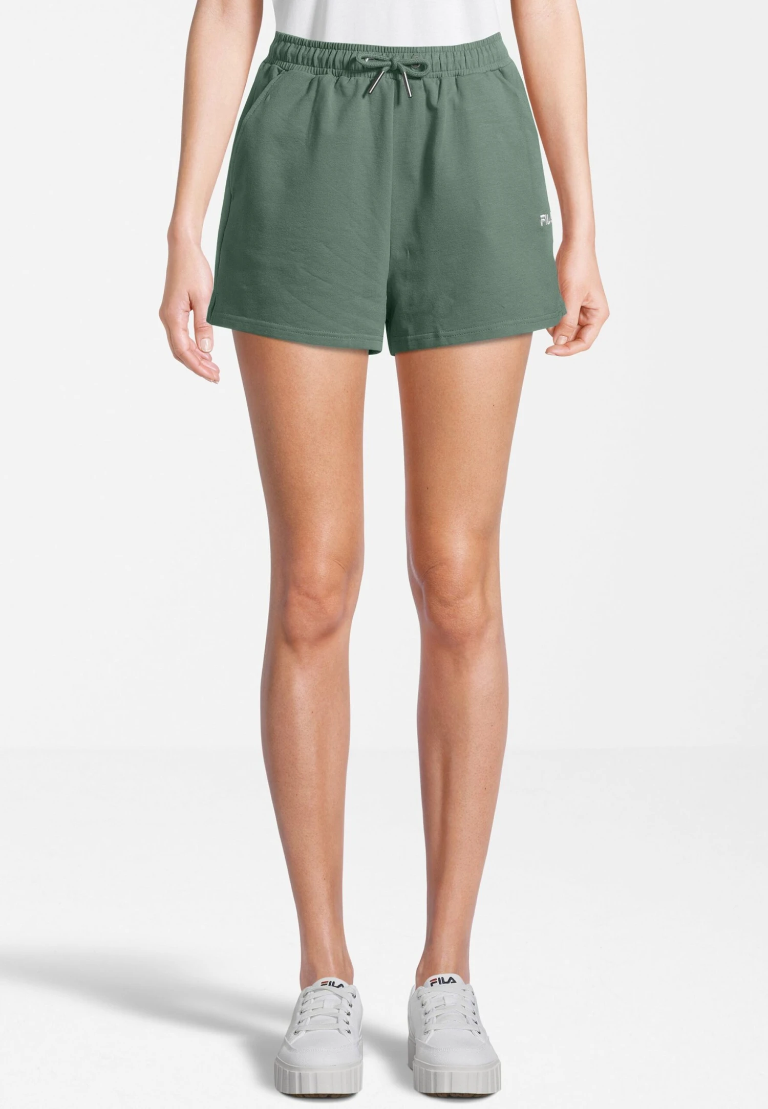 Fila Brandenburg High Waist - Korte Broeken - Silt Green 1 Fila Brandenburg High Waist - Korte Broeken - Silt Green