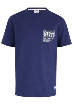 Fila Apparel Temnitztal- T-Shirt Print - Medieval Blue