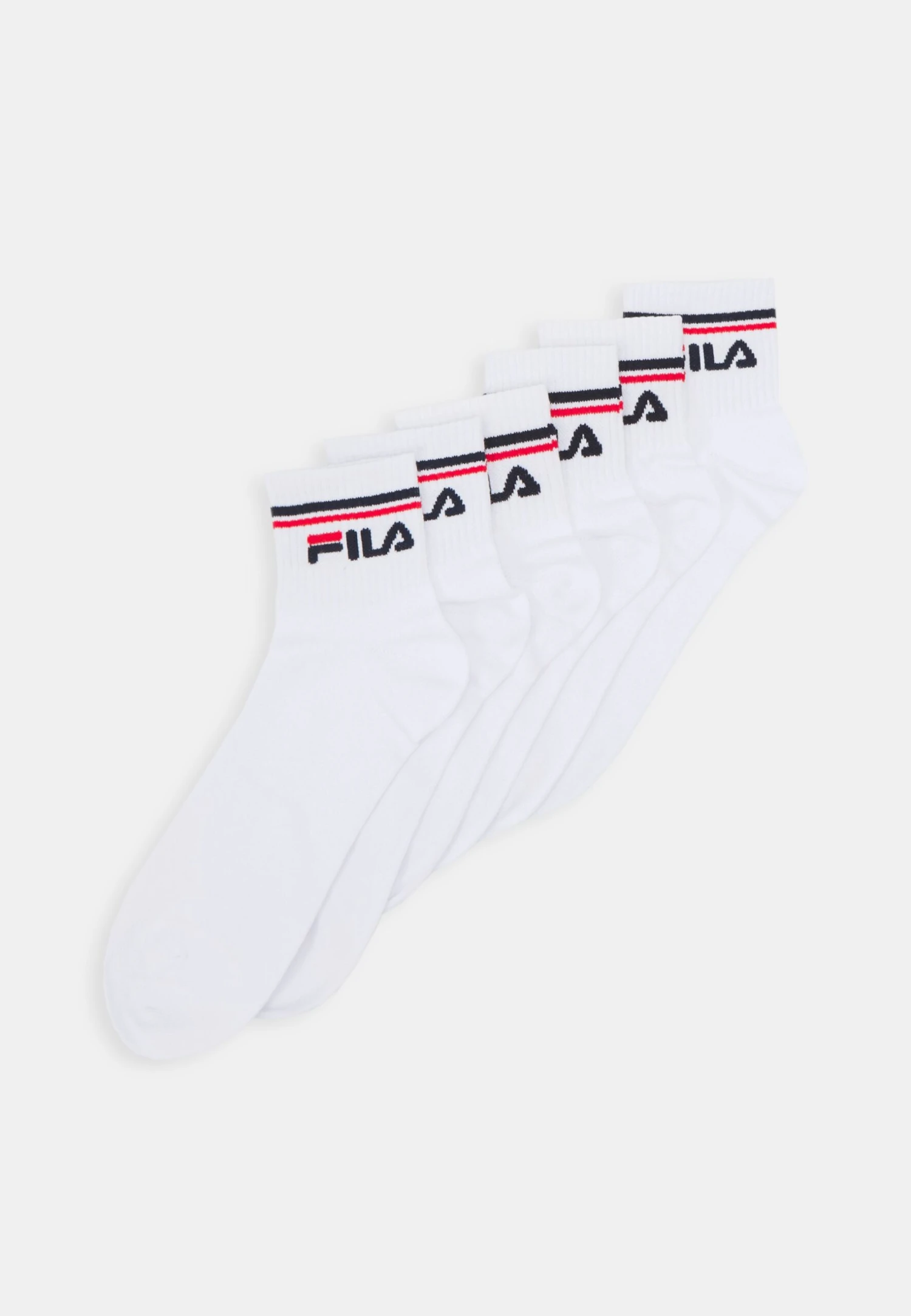 Fila Urban Quarter 6 Pack Unisex - Sokken - White 1 Fila Urban Quarter 6 Pack Unisex - Sokken - White