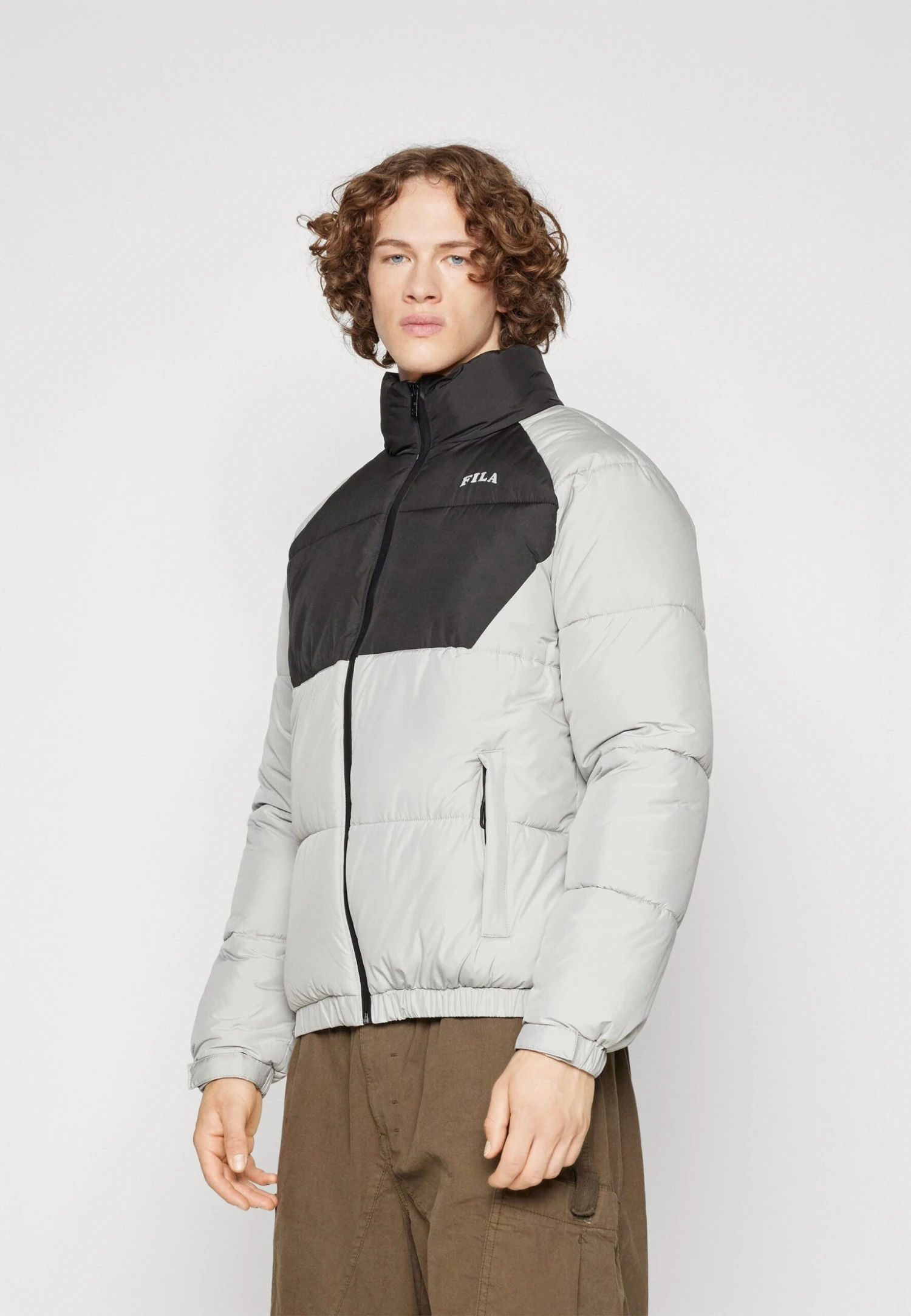 Fila Tarsus - Winterjas - Ultimate Gray - Black 3 Fila Tarsus - Winterjas - Ultimate Gray - Black - Afbeelding 3