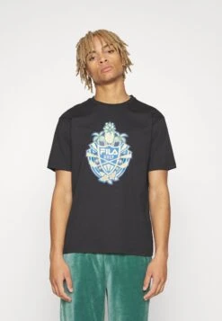 Fila Twistetal Graphic Tee - T-Shirt Print - Black -Fila Verkoopwinkel a3254b89b2d6404e9eda73cf02e3fe50