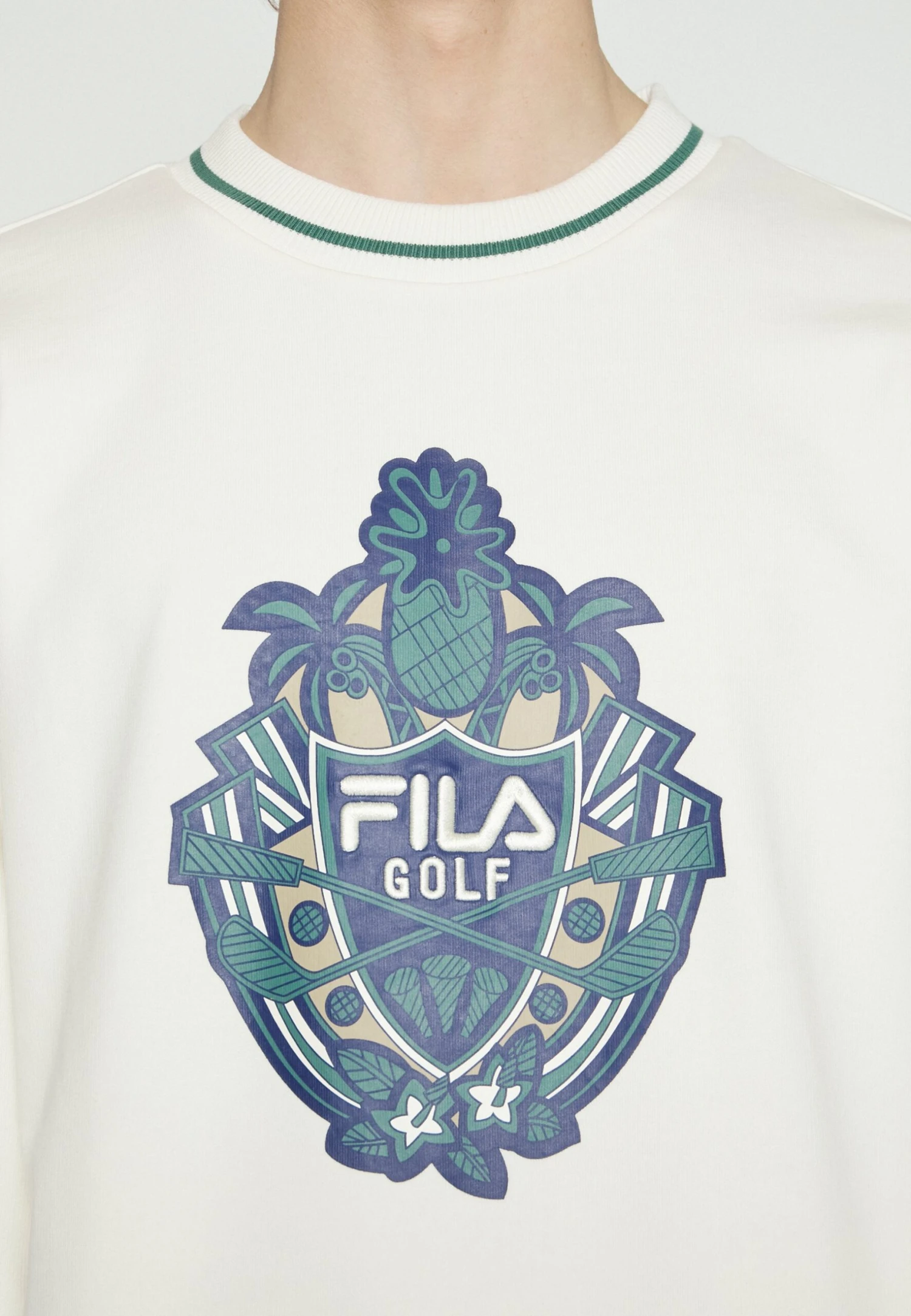 Fila Tostedt Crew - Sweater - Antique White 7 Fila Tostedt Crew - Sweater - Antique White - Afbeelding 7