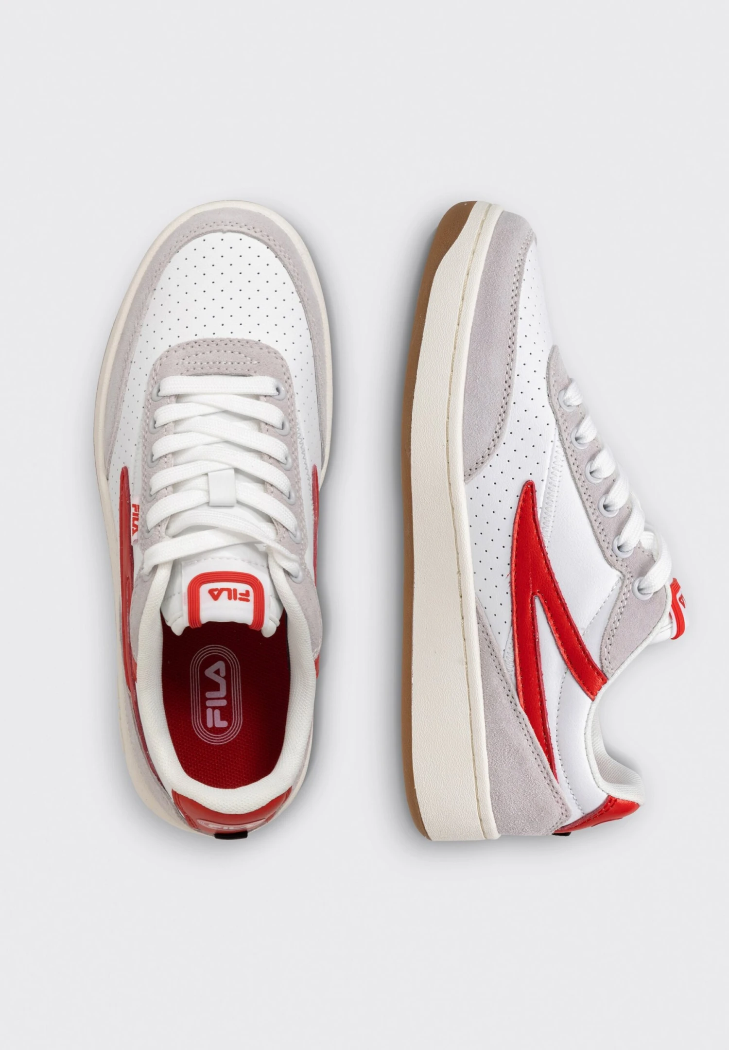 Sevaro Wmn - Sneakers Laag - White Fila Red 3 Sevaro Wmn - Sneakers Laag - White Fila Red - Afbeelding 3