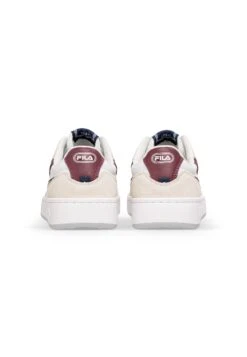 Fila Footwear Sevaro S - Sneakers Laag - White/Tawny Port -Fila Verkoopwinkel a5c6b4c379f74f35b488518d60d59386