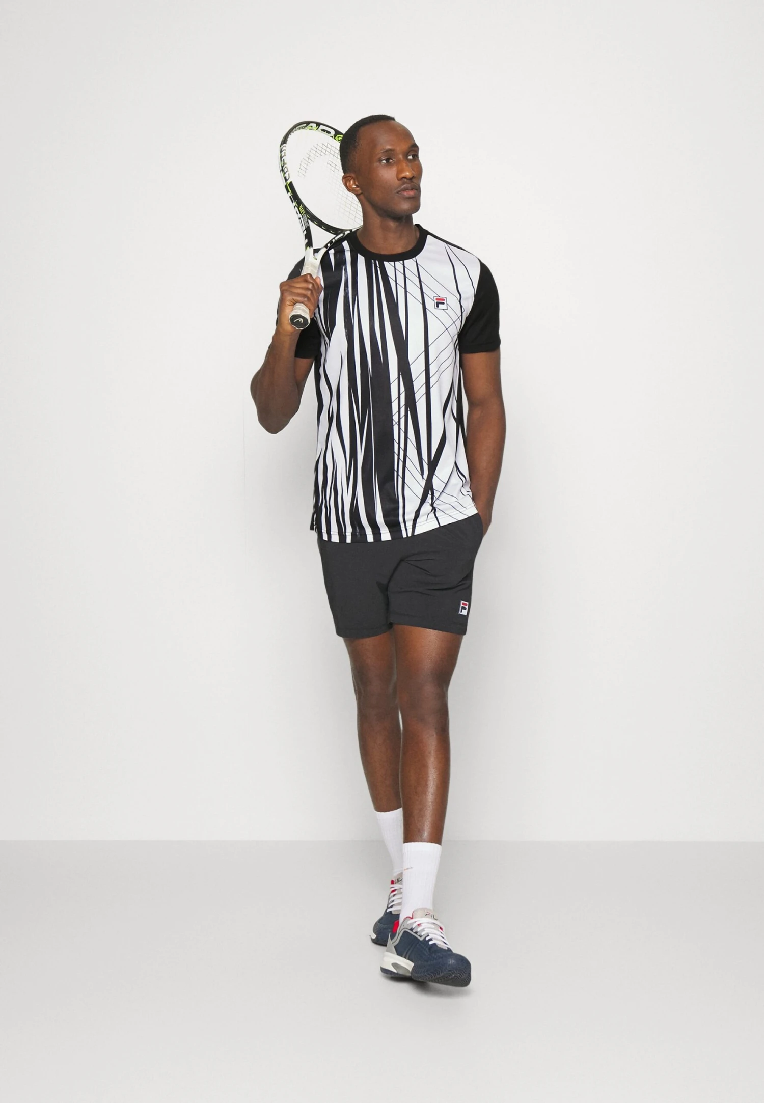 Fila Theo - Sport T-Shirt - Black 2 Fila Theo - Sport T-Shirt - Black - Afbeelding 2