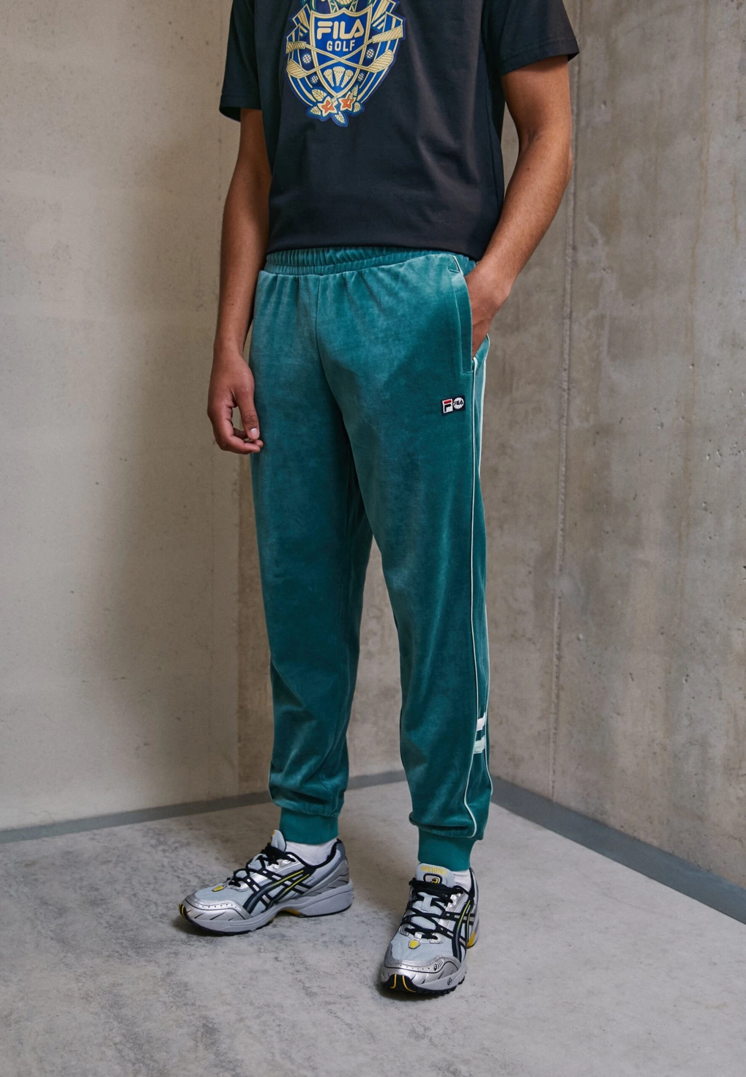 Fila Zinna Pants - Trainingsbroek - Blue Spruce 1 Fila Zinna Pants - Trainingsbroek - Blue Spruce