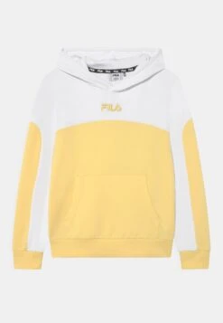 Fila Bad Zwesten Cropped Hoody - Sweater - Bright White/Pale Banana