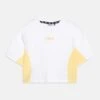 Fila Badajoz Tee - T-Shirt Print - Bright White/Pale Banana
