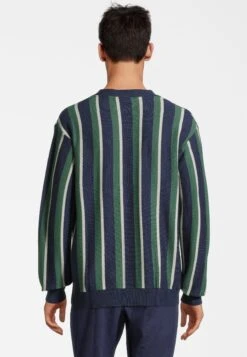 Fila Trabitz- Vest - Medieval Blue Knitted Stripes -Fila Verkoopwinkel af86d125096a4543ad1244d38e0a04b1