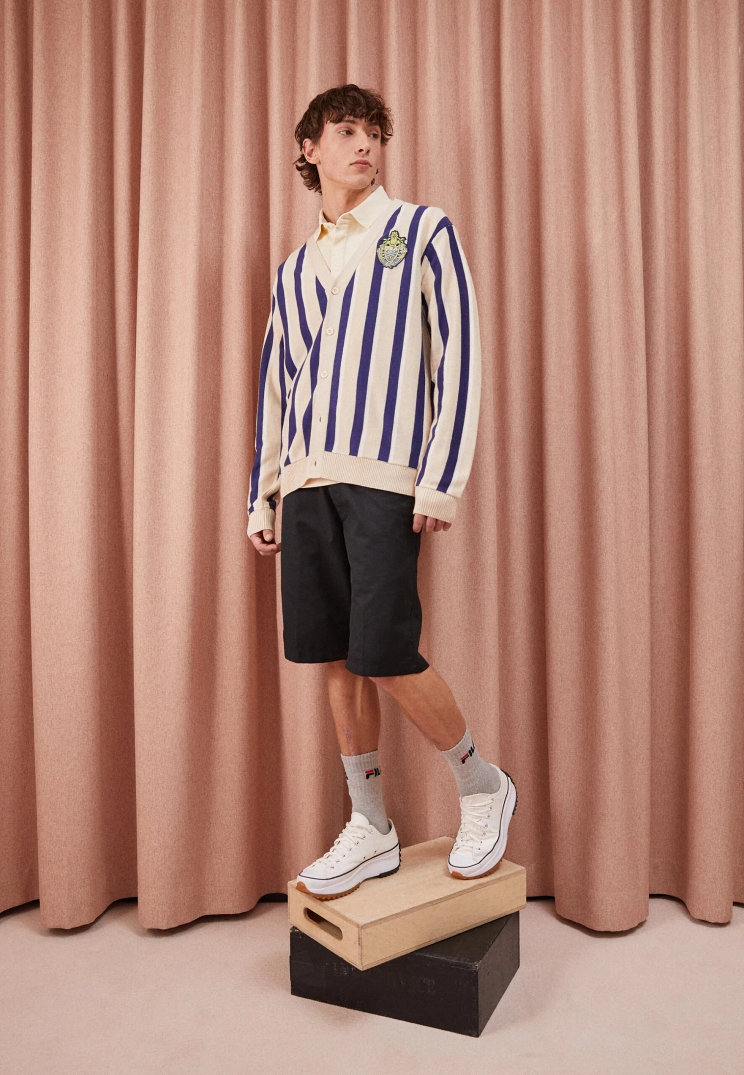 Fila Trabitz Cardigan - Vest - Fields Of Rye 2 Fila Trabitz Cardigan - Vest - Fields Of Rye - Afbeelding 2