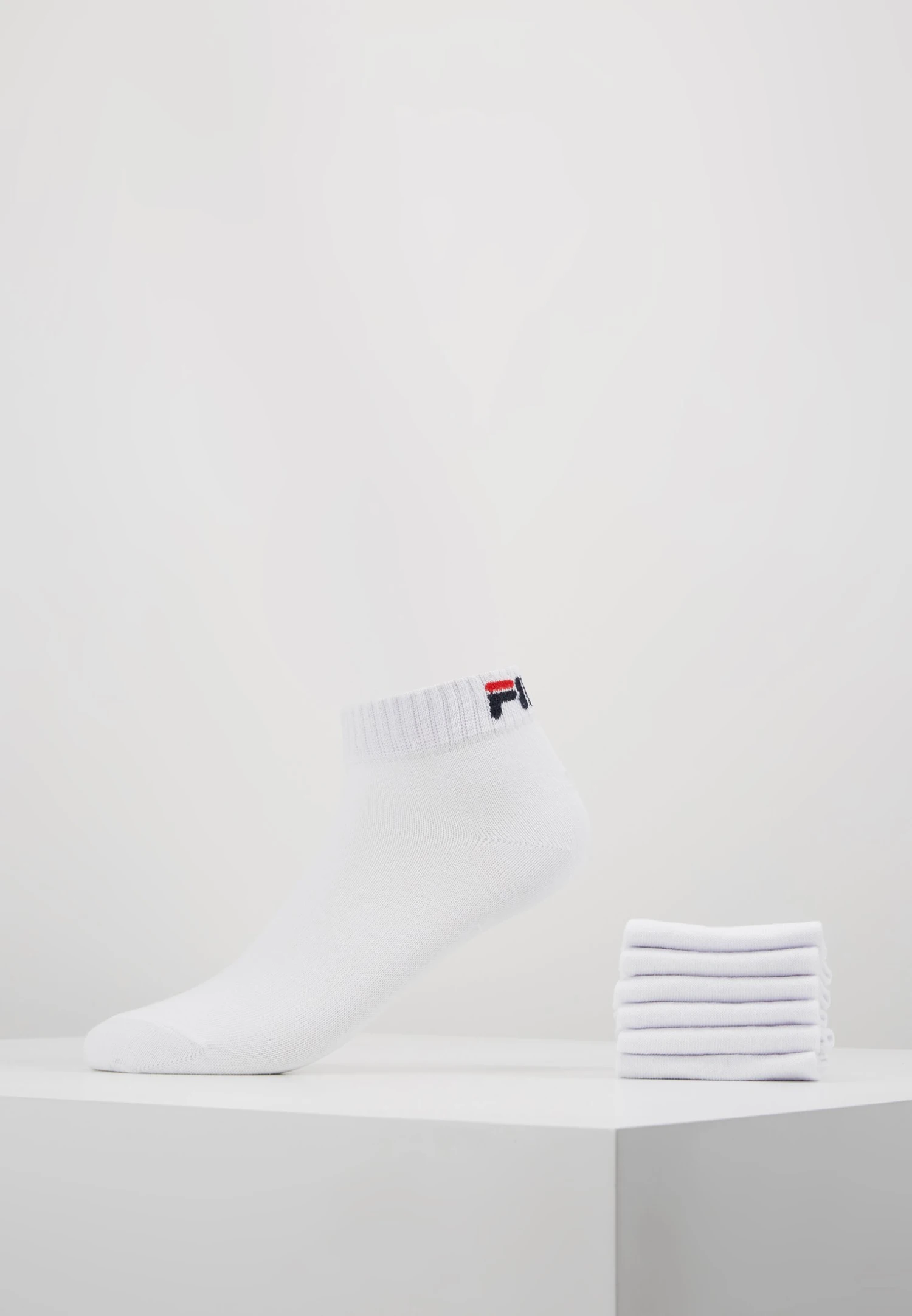 Fila Quarter Plain 6 Pack - Sokken - White 1 Fila Quarter Plain 6 Pack - Sokken - White