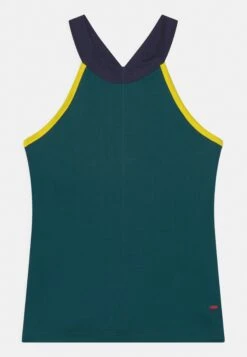 Fila Top Laura Girls - Top - Dark Green/Yellow/Navy