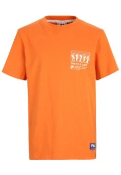 Fila Apparel Temnitztal- T-Shirt Print - Celosia Orange
