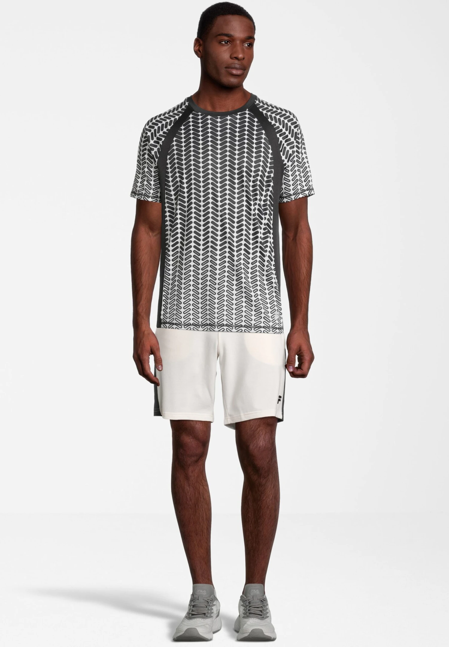 Fila Apparel Radville Raglan - T-Shirt Print - Egret Fade Aop 2 Fila Apparel Radville Raglan - T-Shirt Print - Egret Fade Aop - Afbeelding 2