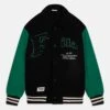 Fila Tuetingen Teen Unisex Varsity - Bomberjacks - Black/Verdant Green