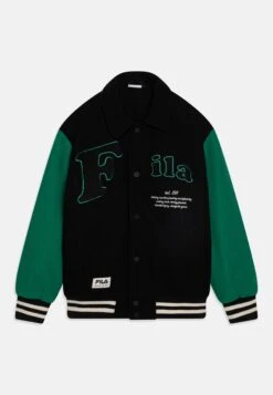Fila Tuetingen Teen Unisex Varsity - Bomberjacks - Black/Verdant Green