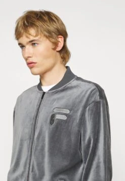 Fila Comacchio College Jacket - Sweater Met Rits - Iron Gate -Fila Verkoopwinkel c291317e63724505b570cba29f5844e9