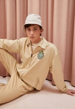 Fila Taarstedt Striped Track Jacket - Trainingsvest - Fields Of Rye/Antique White