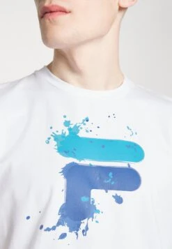 Fila Nevio - T-Shirt Print - White -Fila Verkoopwinkel c6ac198c3e3445e4893ff628b0fe408d