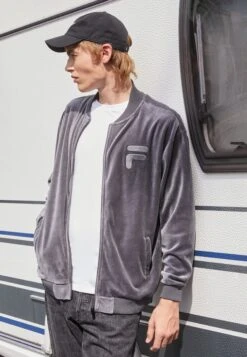 Fila Comacchio College Jacket - Sweater Met Rits - Iron Gate -Fila Verkoopwinkel c7d391f171394971bc8b28d2a1073a0e