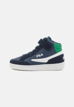 Fila Crew Mid Kids Unisex - Sneakers Hoog - Navy/Verdant Green