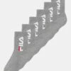 Fila Junior 6 Pack Unisex - Sokken - Grey
