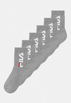 Fila Junior 6 Pack Unisex - Sokken - Grey