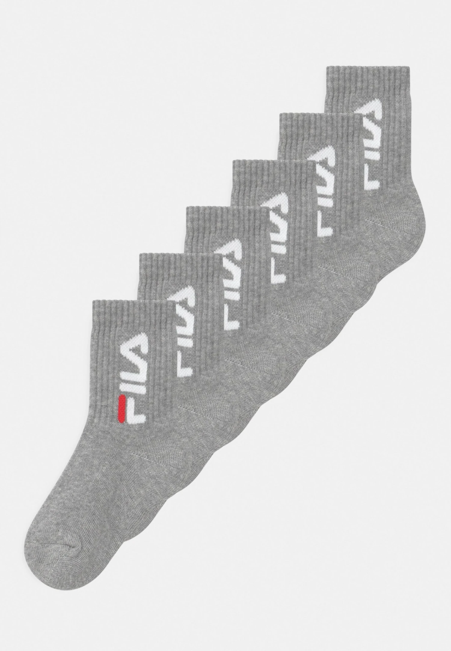 Fila Junior 6 Pack Unisex - Sokken - Grey 1 Fila Junior 6 Pack Unisex - Sokken - Grey