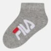 Fila Junior Invisible Unisex 6 Pack - Sokken - Grey