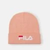 Fila Slouchy Beanie Linear Logo - Muts - Coral Cloud