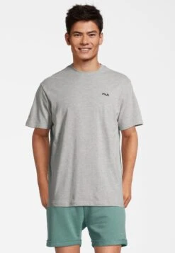 Fila Apparel Berloz- T-Shirt Basic - Light Grey Melange