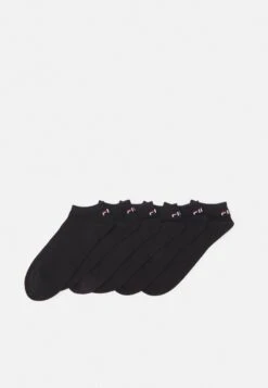 Fila Invisible Plain Socks Unisex 6 Pack - Sokken - Black