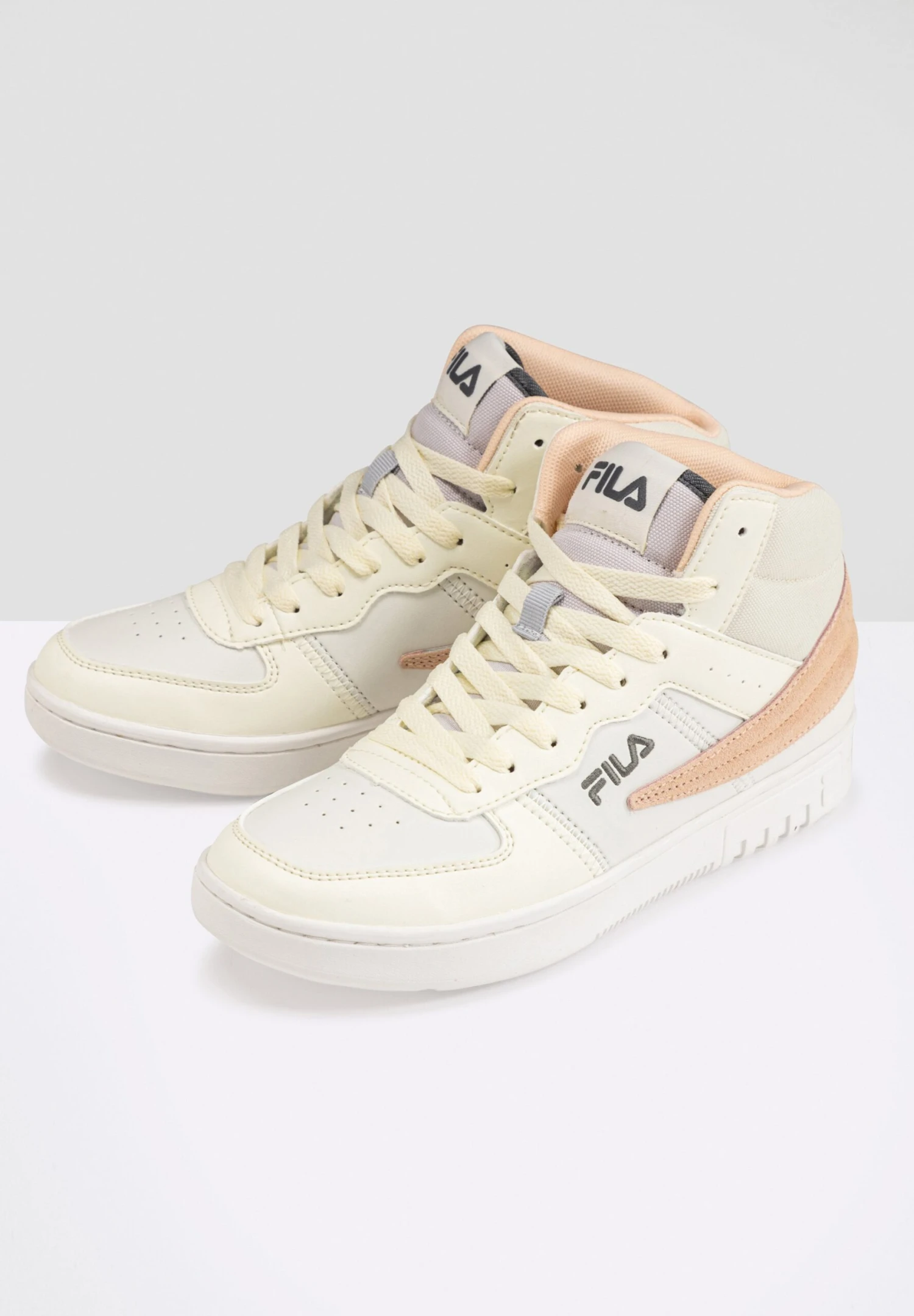 Fila Noclaf - Sneakers Hoog - White Vanilla Cream 6 Fila Noclaf - Sneakers Hoog - White Vanilla Cream - Afbeelding 6