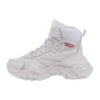 Fila Footwear Electrove Desert Boot Wmn - Sneakers Hoog - White Teaberry