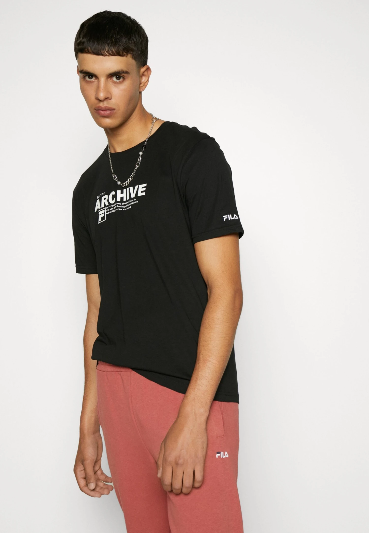 Fila Burbach Tee - T-Shirt Print - Black 6 Fila Burbach Tee - T-Shirt Print - Black - Afbeelding 6