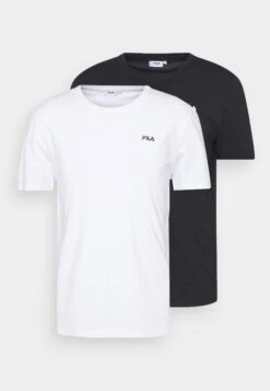 Fila Brod Tee 2 Pack - T-Shirt Basic - Bright White/Black Beauty -Fila Verkoopwinkel dc630b4645e34615925560129b04ad4c