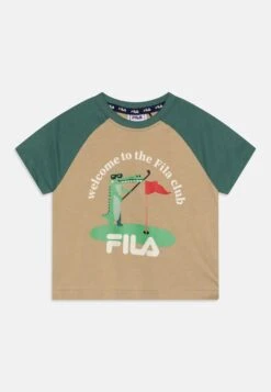 Fila Teschendorf Tee Unisex - T-Shirt Print - Fields Of Rye/Blue Spruce