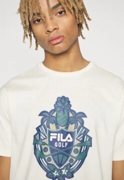 Fila Twistetal Graphic Tee - T-Shirt Print - Antique White -Fila Verkoopwinkel deaeaed3cd1d4497b8e0de10cf75bbba