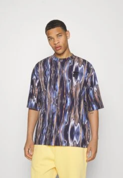 Fila Commercy Oversized Tee Unisex - T-Shirt Print - Blue Melting