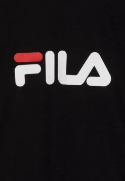 Fila Solberg Logo Tee Unisex - T-Shirt Print - Black -Fila Verkoopwinkel e337a98d7d85450c88ef9201a4e15c35