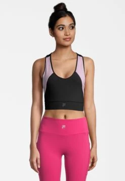 Fila Revere- Sport Bh - Black Fair Orchid