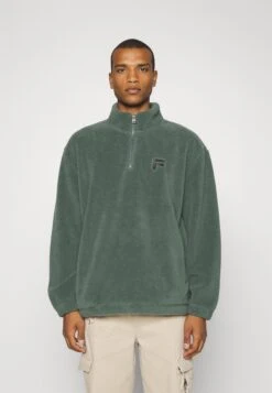 Fila Craon Zip Unisex - Fleece Trui - Dark Green
