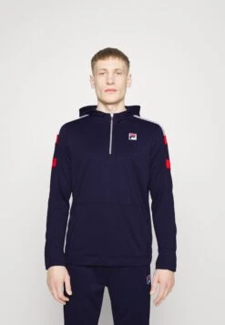 Fila Hoody Jasper - Sweater Met Rits - Navy