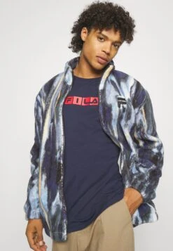 Fila Couzeix Zipper Jacket Unisex - Fleecejas - Blue -Fila Verkoopwinkel ea84a3e00d1041829e631ddc78513ef4