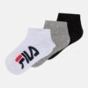 Fila Junior Invisible Socks Unisex 9 Pack - Sokken - Black/White/Grey