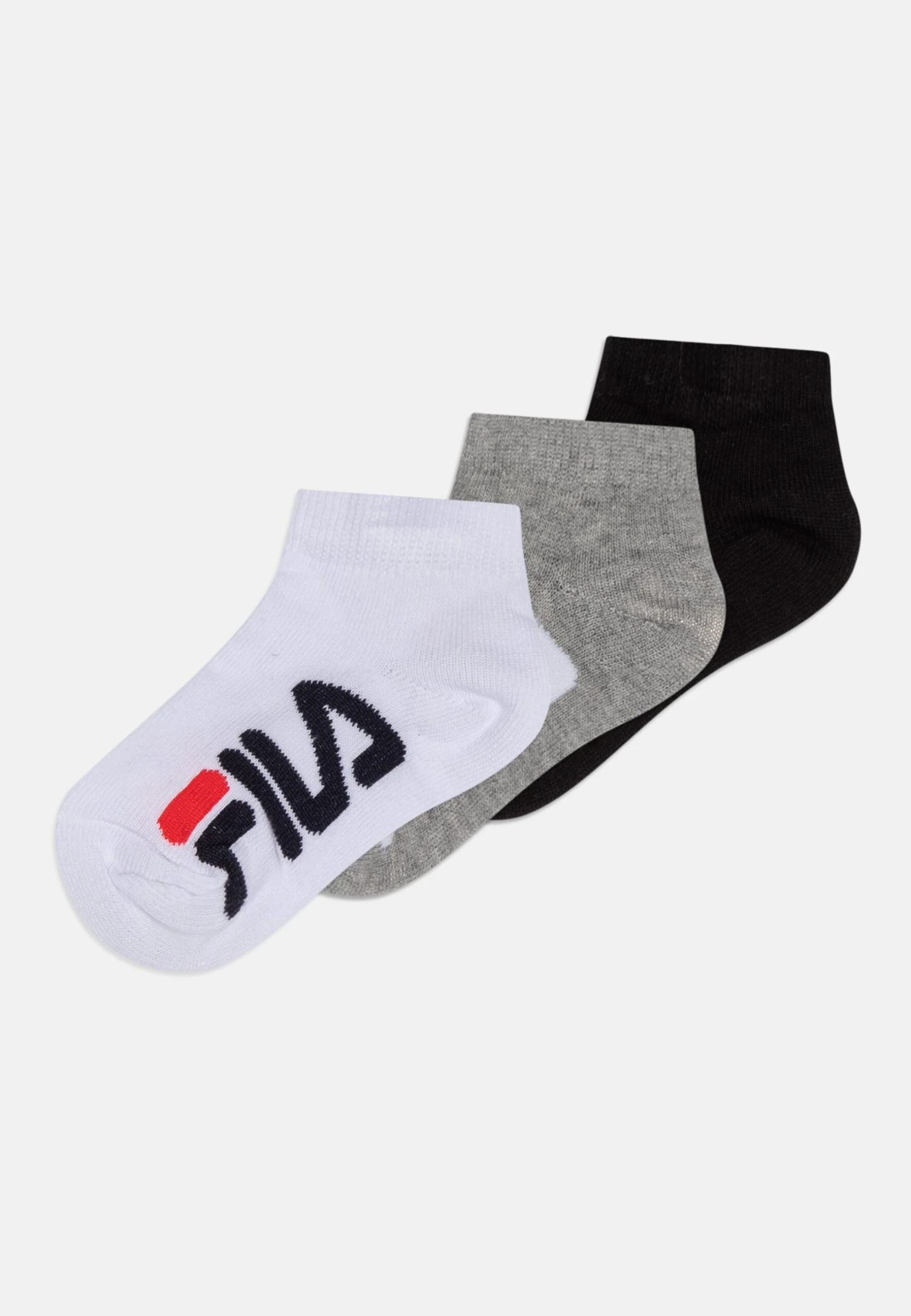 Fila Junior Invisible Socks Unisex 9 Pack - Sokken - Black/White/Grey 1 Fila Junior Invisible Socks Unisex 9 Pack - Sokken - Black/White/Grey
