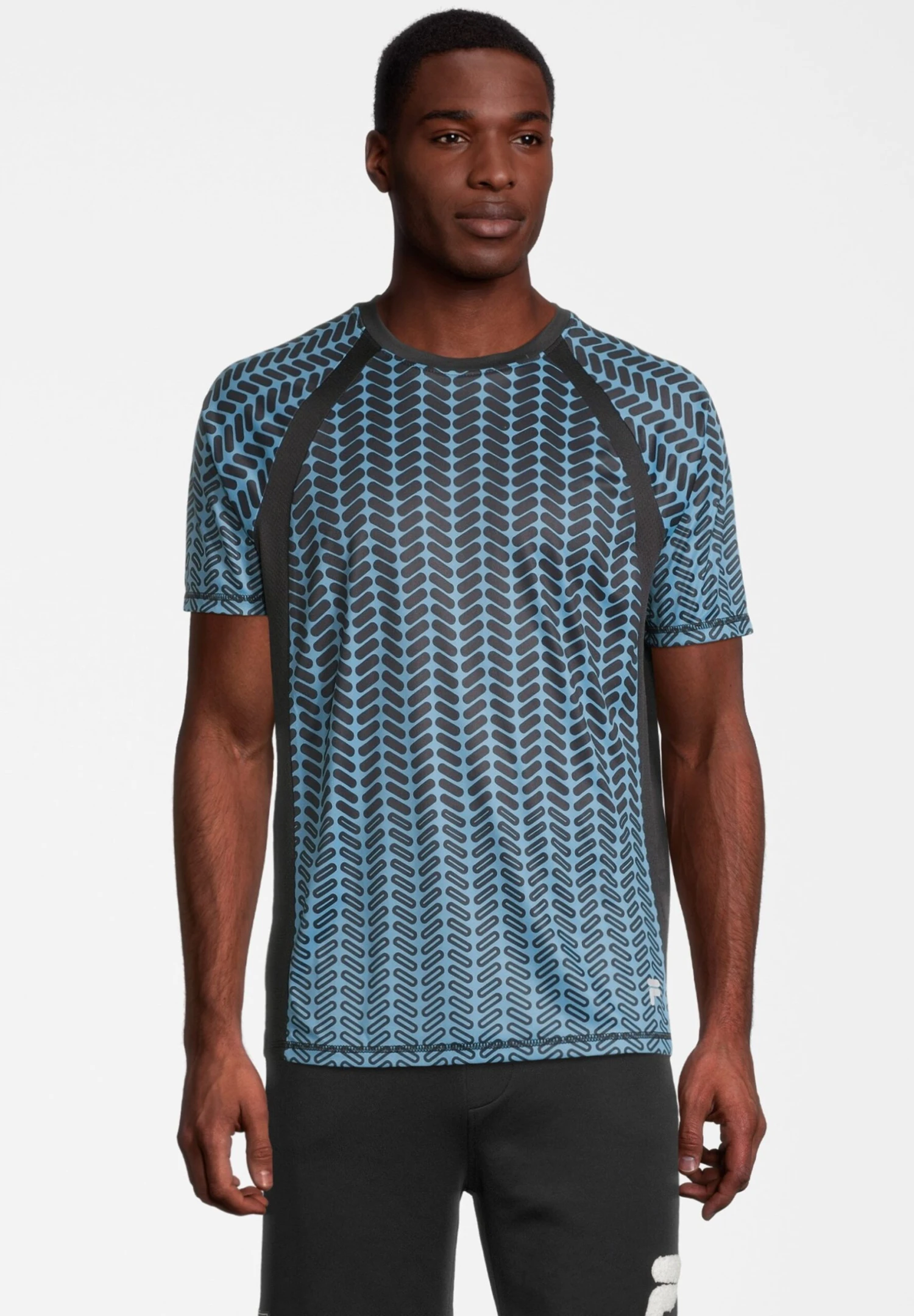 Fila Apparel Radville Raglan - T-Shirt Print - Adriatic Blue Fade Aop 1 Fila Apparel Radville Raglan - T-Shirt Print - Adriatic Blue Fade Aop