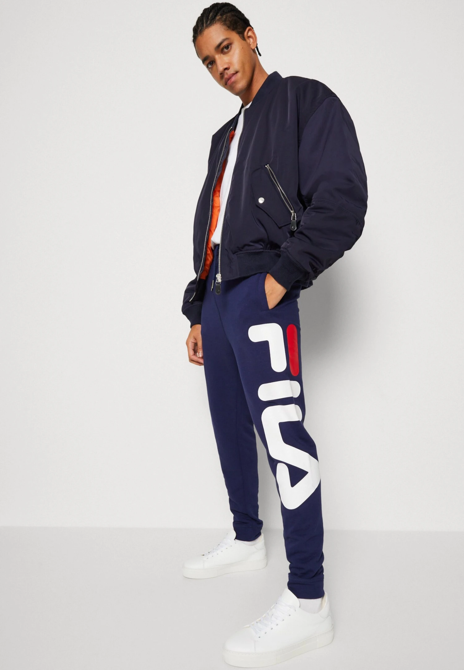 Fila Bronte Pants Unisex - Trainingsbroek - Medieval Blue 4 Fila Bronte Pants Unisex - Trainingsbroek - Medieval Blue - Afbeelding 4