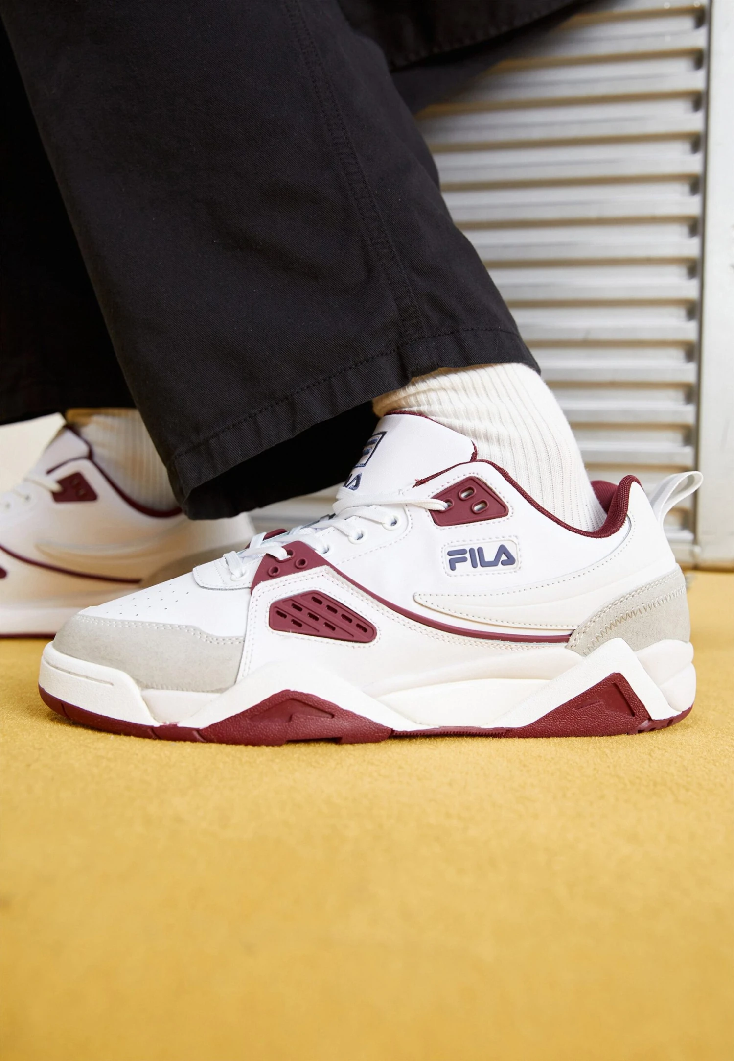 Fila Casim- Sneakers Laag - White/Tawny Port 2 Fila Casim- Sneakers Laag - White/Tawny Port - Afbeelding 2